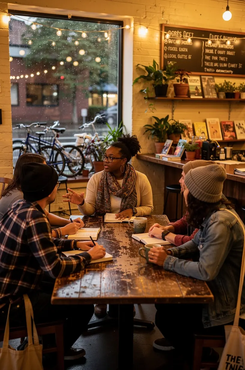 Local guide sharing cultural insights with travelers.